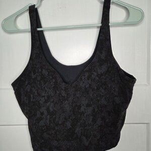 Lululemon Align Tank Top Hideaway Camo Deep Coal Multi